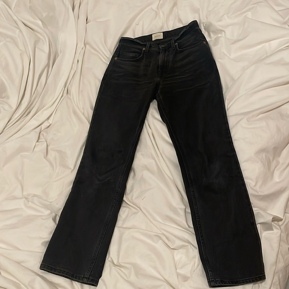 Lightly worn Doen Shep Jean in Basalt (washed black), size 25. - Picture 1 of 8